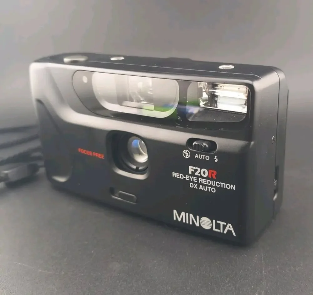 Vintage Minolta F20R 35mm Point & Shoot Camera Tested